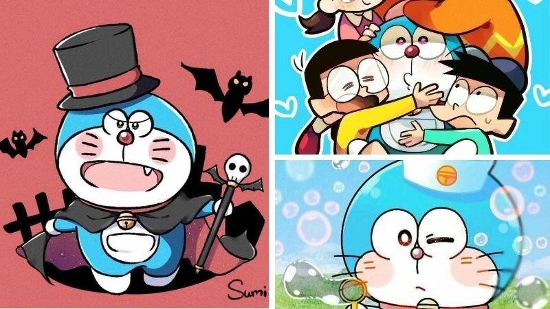 Ý nghĩa về Doraemon chibi đầy cảm xúc