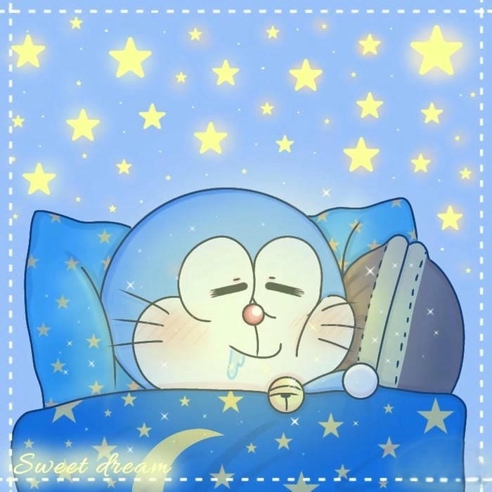 Hình vẽ doraemon chibi cute đơn giản nhưng cực chất