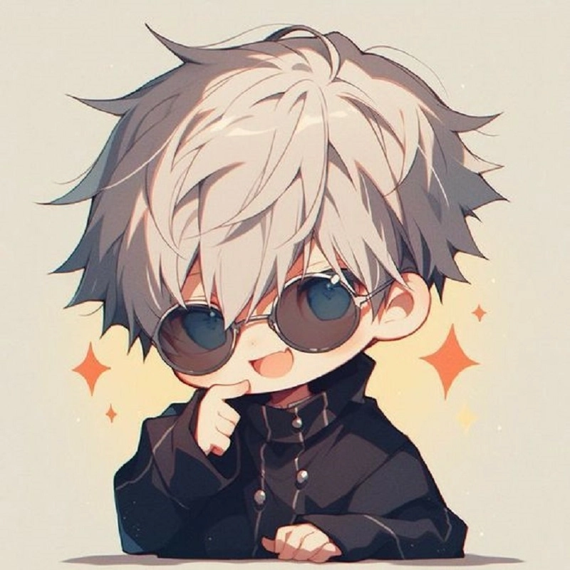 Khám phá bộ ảnh Gojo chibi 1 2 siêu dễ thương