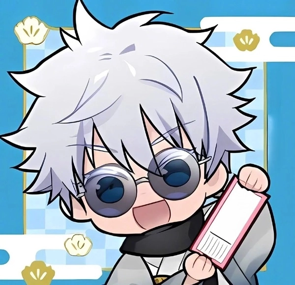 Chất lừ với bộ hình Gojo Satoru chibi cute anime