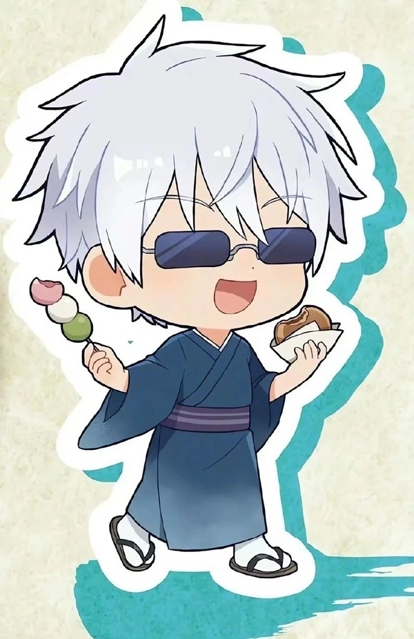 Thưởng thức bộ sưu tập Gojo chibi art nghệ thuật