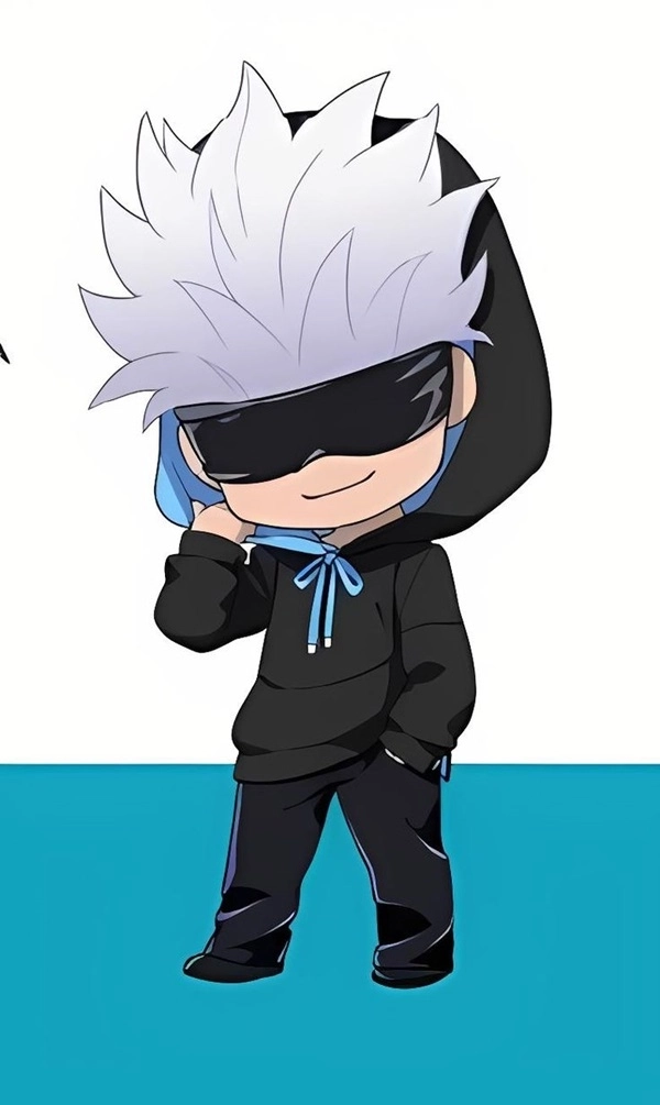 Khám phá loạt Gojo chibi gif động siêu vui nhộn