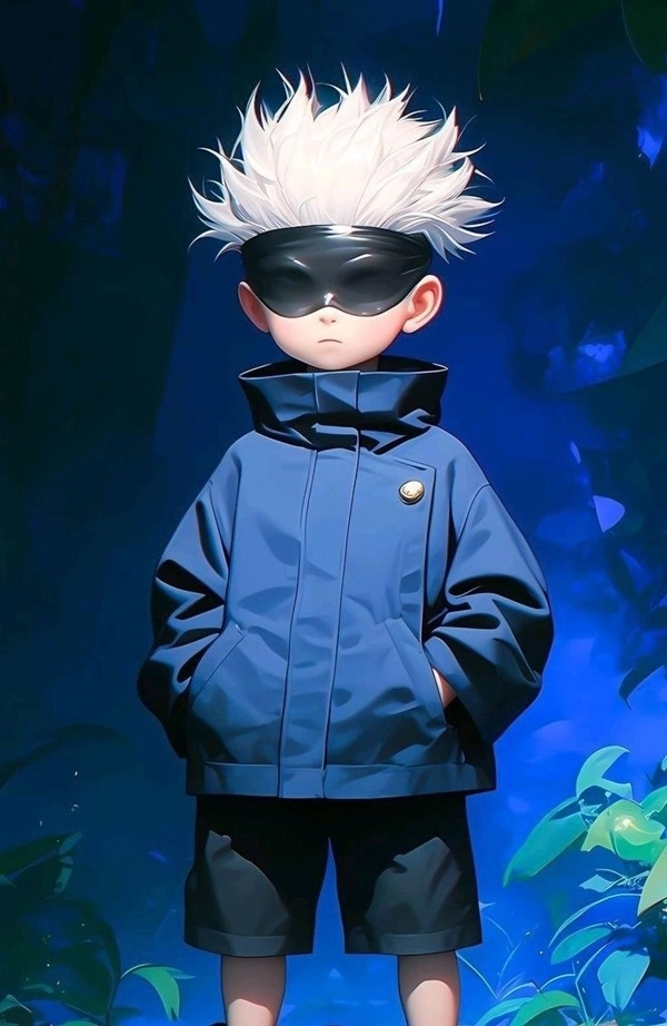 Cảm nhận nét đáng yêu từ anime Gojo chibi