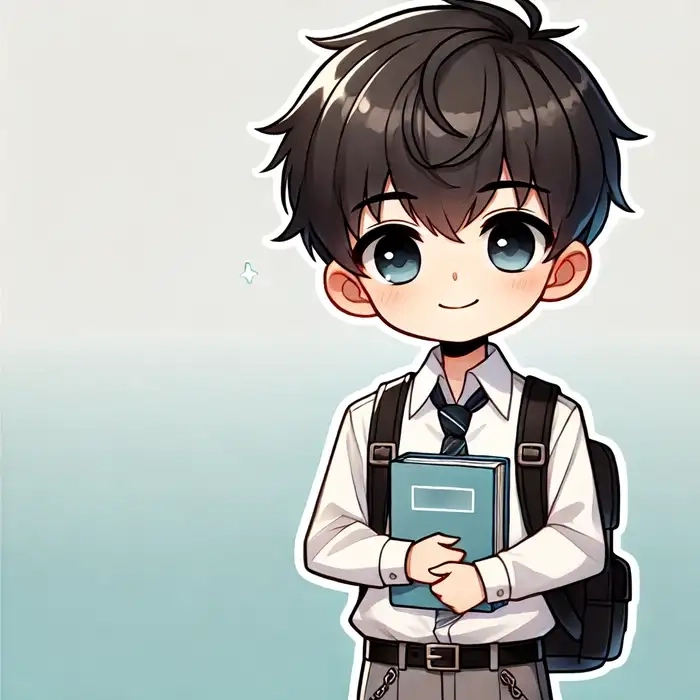 Ngắm nhìn thế giới anime nam cute chibi đầy màu sắc