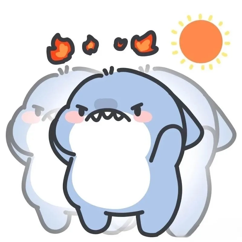 Ngắm nhìn bộ hình cá chibi siêu dễ thương