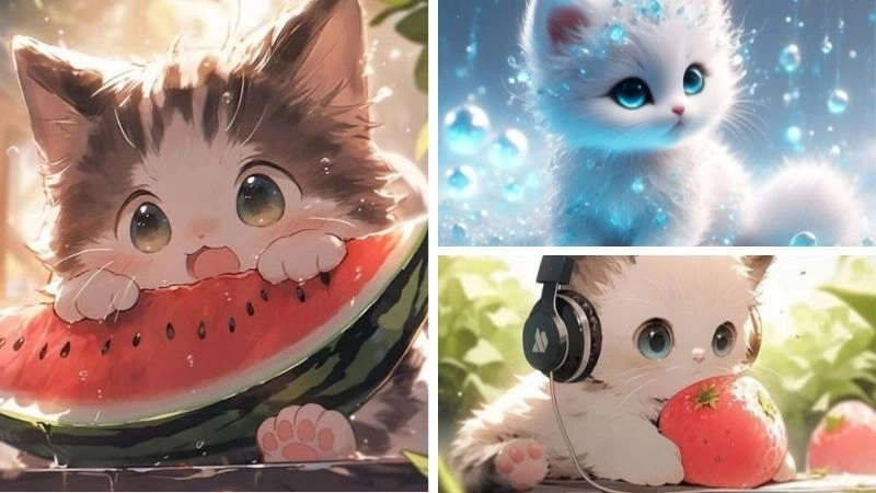 Ý nghĩa về mèo chibi siêu dễ thương