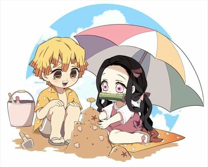 Tổng hợp hình nezuko chibi cute ngộ nghĩnh và đáng yêu
