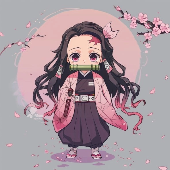 Học ngay cách vẽ nezuko chibi đơn giản cho người mới bắt đầu