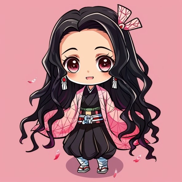 Cùng xem nezuko chibi bailando siêu vui nhộn và dễ thương