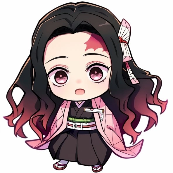 Nezuko chibi siêu đáng yêu khiến fan anime phát cuồng