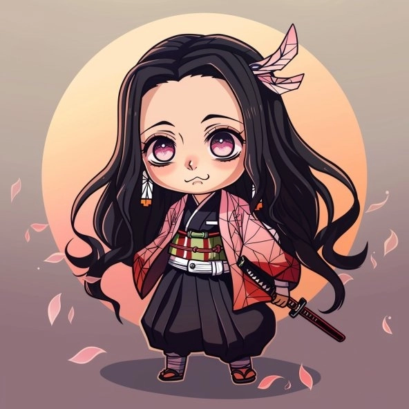 Bộ sưu tập easy nezuko chibi giúp bạn học vẽ dễ dàng