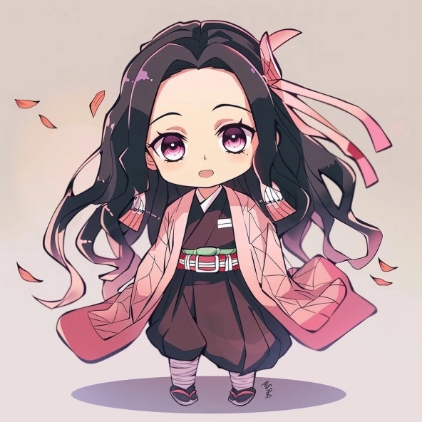 Tuyển chọn dessin nezuko chibi siêu đẹp cho người yêu vẽ