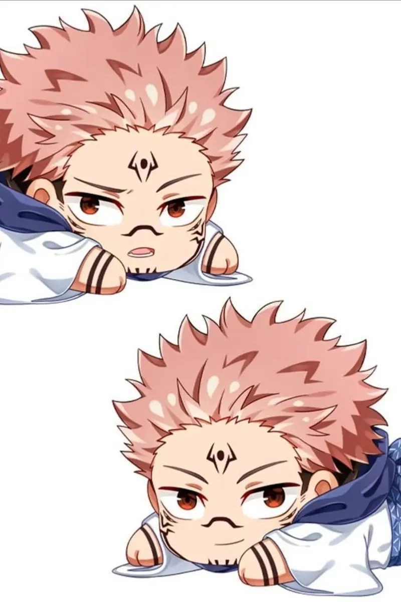 Tải ngay bộ Sukuna chibi png nền trong suốt dùng mọi nơi