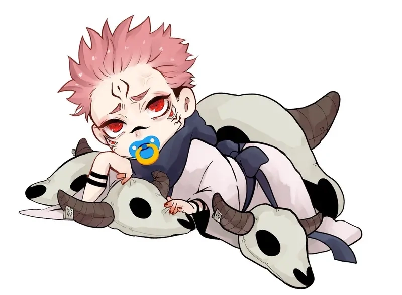 Cùng học vẽ Sukuna chibi cute đơn giản chuẩn phong cách anime