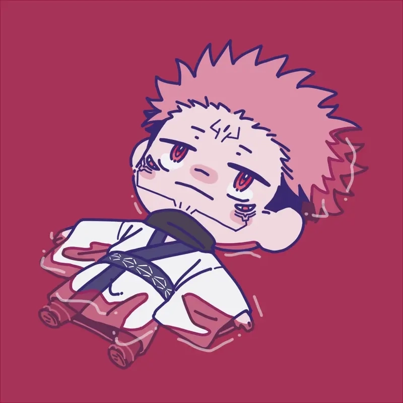 Siêu dễ thương với phiên bản Sukuna chibi cat ngộ nghĩnh