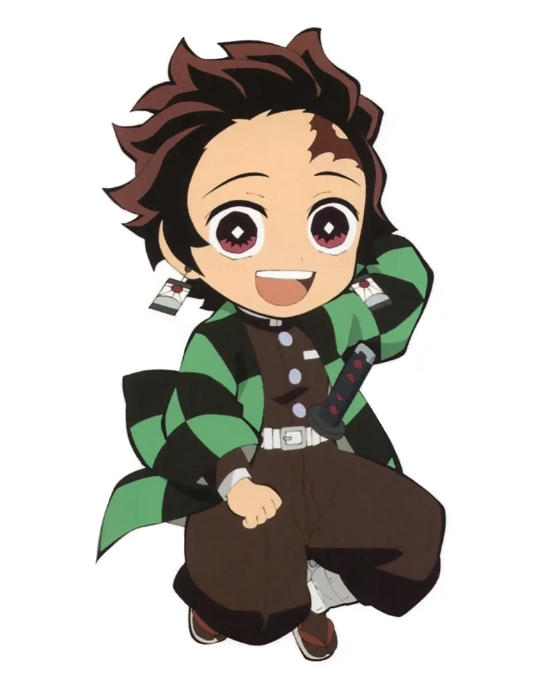 Tải ngay Ảnh Tanjiro chibi siêu đáng yêu và ngầu