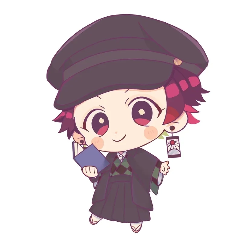 Thích mê với tạo hình Tanjiro chibi ngầu đầy cá tính