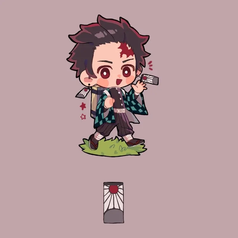 Ngắm nhìn thanh gươm diệt quỷ nezuko chibi siêu cute