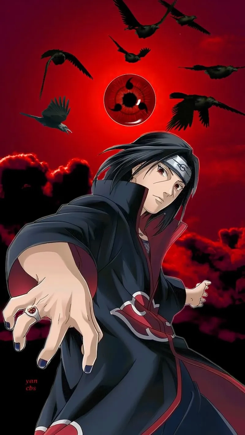 Uchiha Itachi 4k rực rỡ tô điểm màn hình