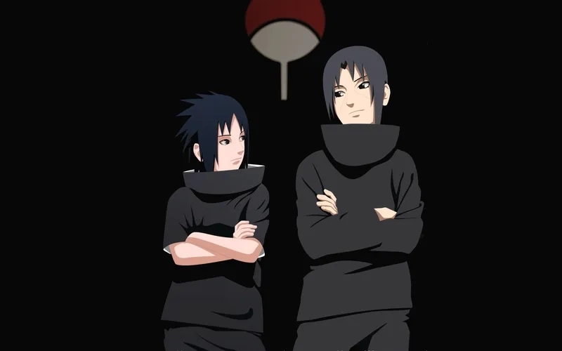 Itachi Uchiha Sasuke sống động thu hút ánh nhìn