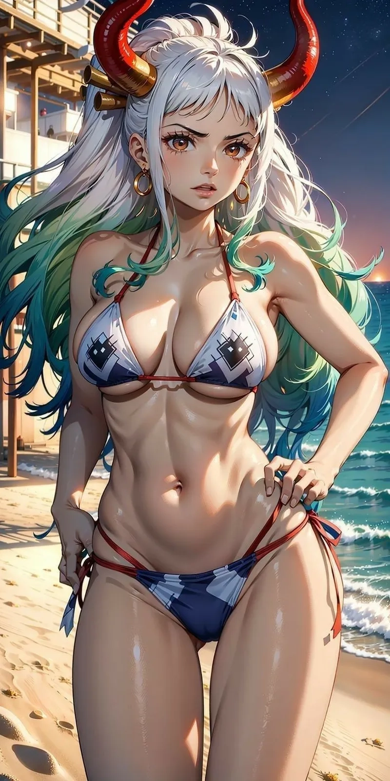 One Piece Yamato bikini ngầu lòi làm bạn mê