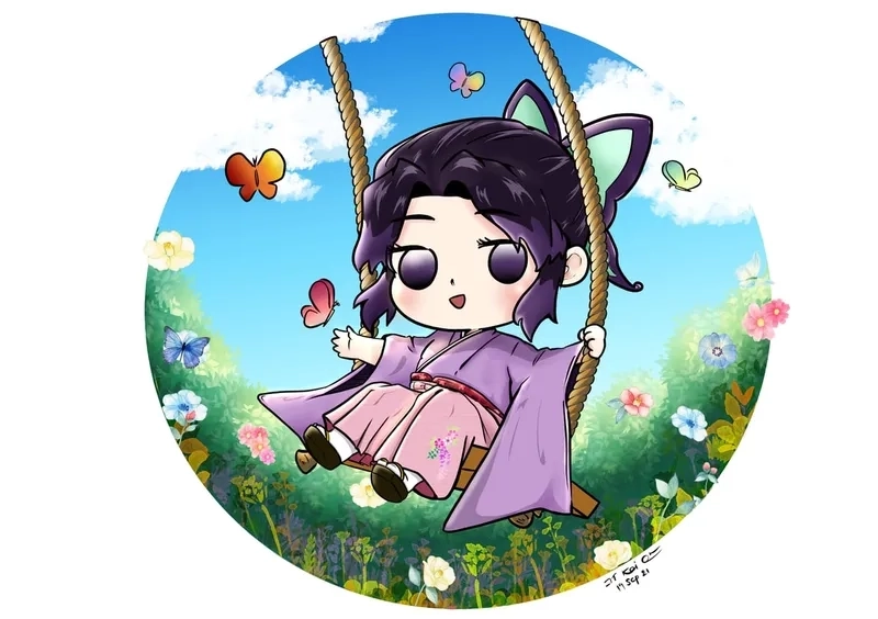 Ngắm nhìn Shinobu chibi cute dễ thương khiến tim tan chảy