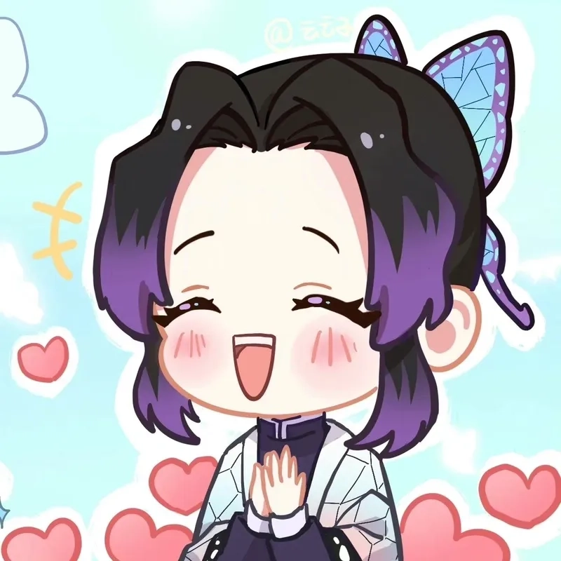 Tải ngay ảnh Shinobu chibi cực dễ thương làm hình nền