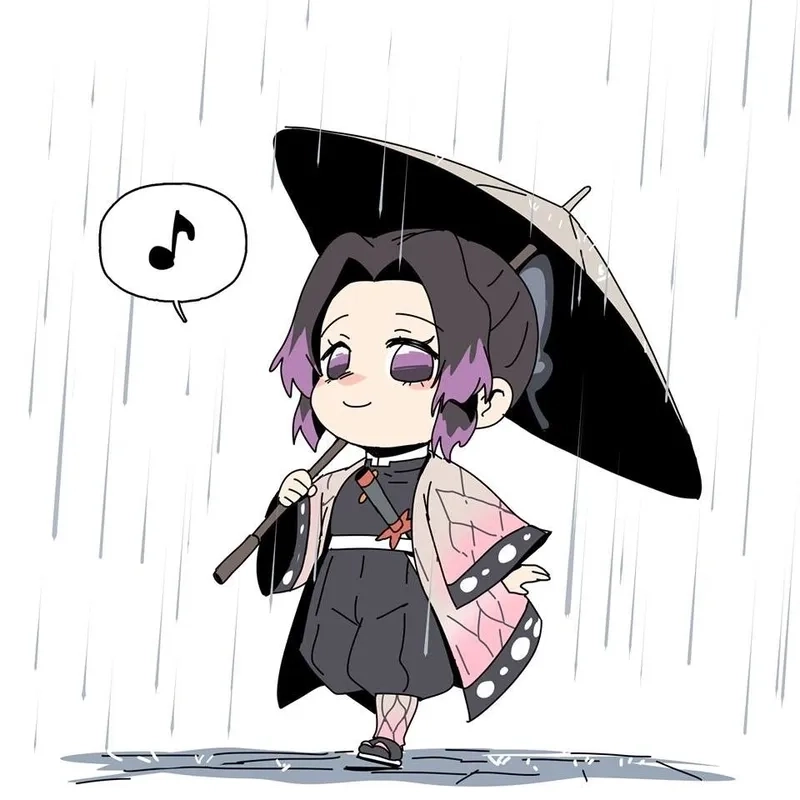Mẫu chibi Shinobu đáng yêu cho fan cuồng anime Nhật