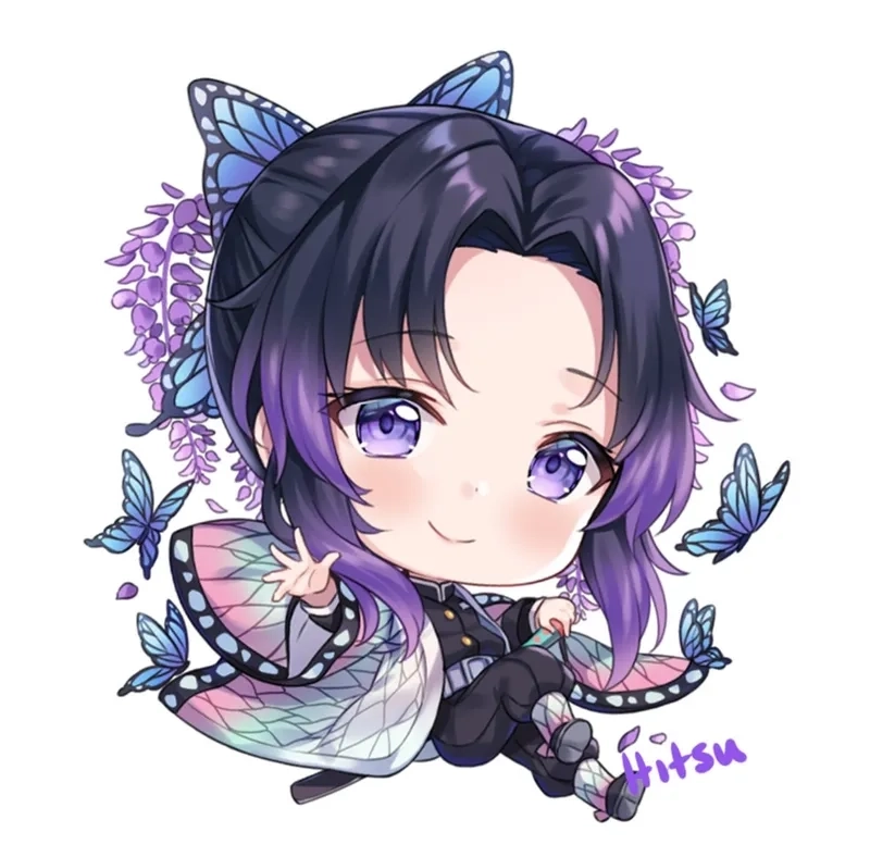 Chọn avatar Shinobu chibi đáng yêu cho trang cá nhân thêm nổi bật