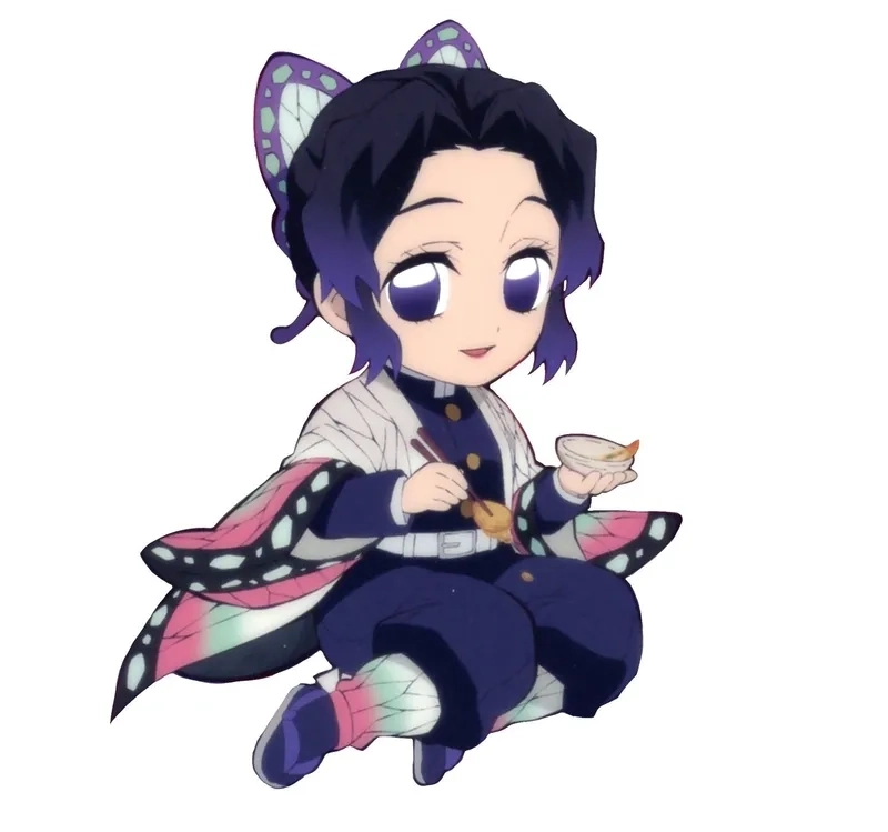 Đặt ngay hình nền Shinobu chibi làm avatar cực xịn