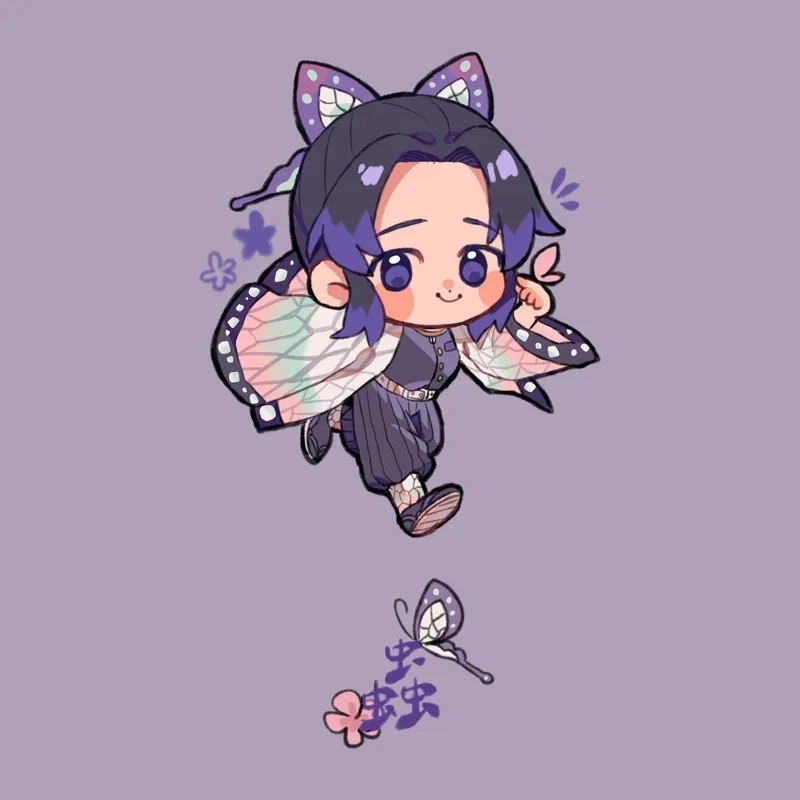 Không thể rời mắt khỏi cute kawaii Shinobu chibi siêu cấp đáng yêu