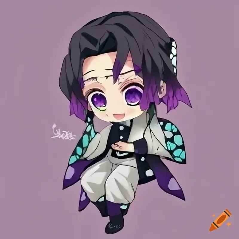 Bộ Shinobu chibi icons cực chất cho điện thoại và máy tính