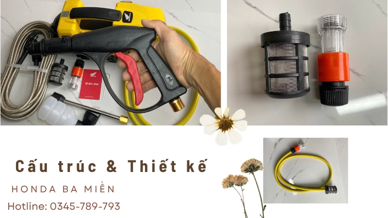 Tìm hiểu cấu trúc và thiết kế máy rửa xe hiện đại