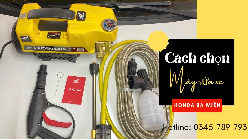 Hướng dẫn chọn máy rửa xe bền bỉ theo cấu tạo