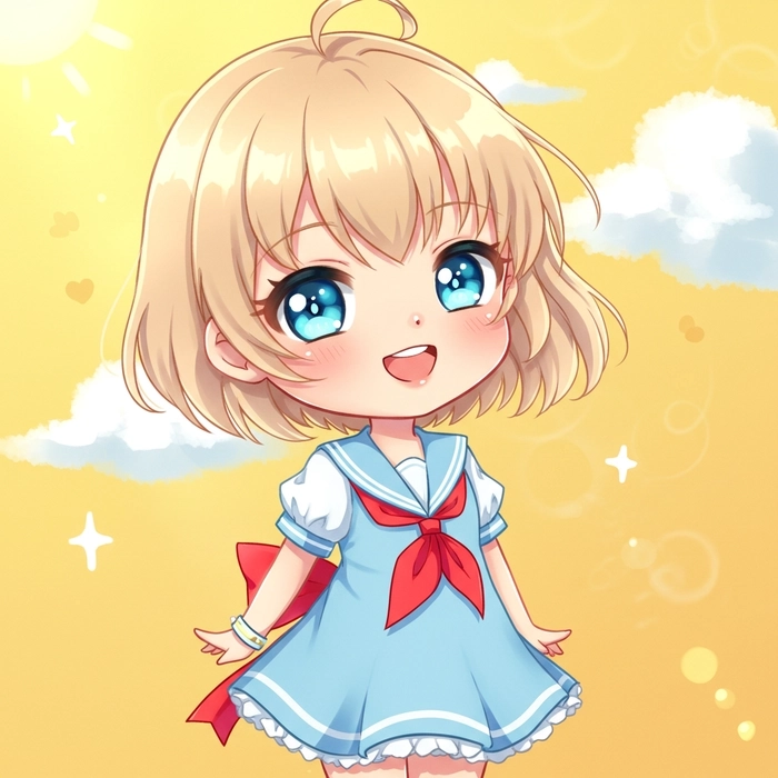 Ảnh anime nữ cute chibi dễ thương gợi cảm