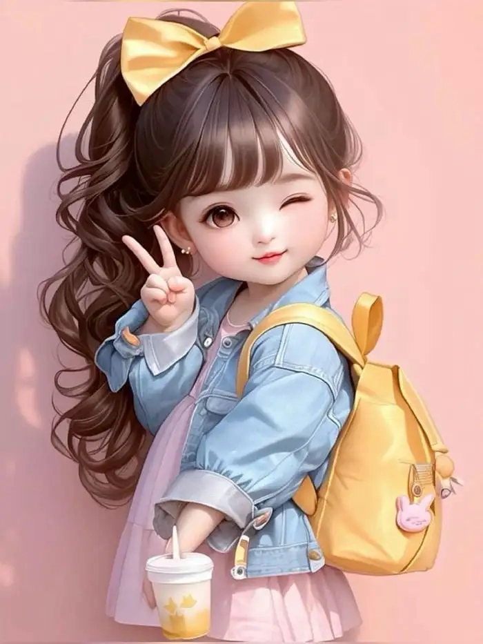 Hình chibi dễ thương nữ dịu dàng siêu sexy